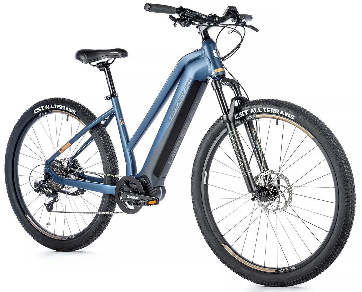 VTT électrique Leader Fox Swan 29 pouces bleu